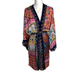 Anthropologie Multicolor Patterned Robe